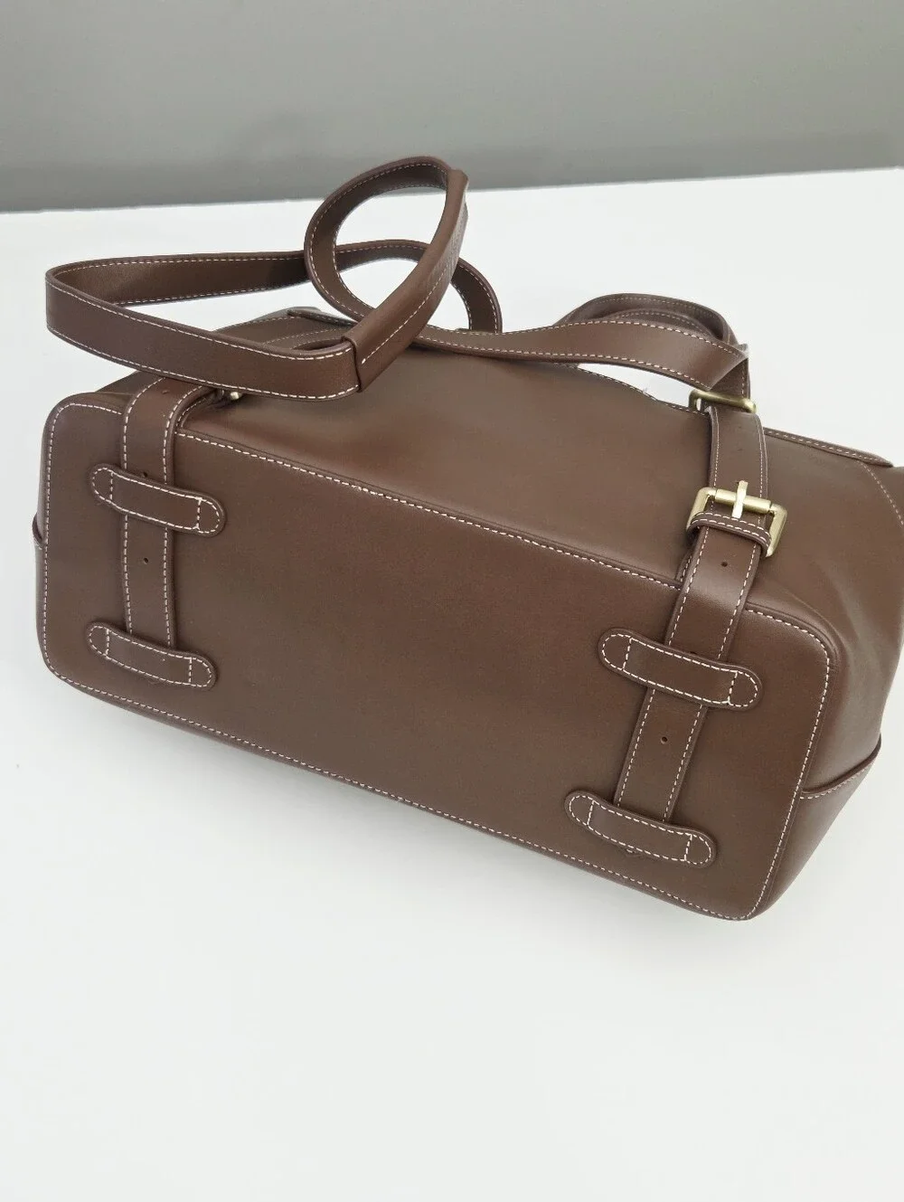 JEMMA POPPINS CONVERTIBLE BACKPACK CROSSBODY TOTE SATCHEL BAG SADDLE BROWN